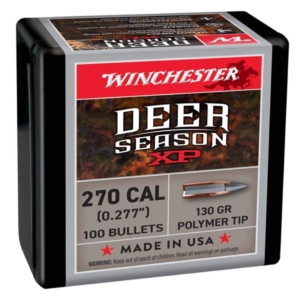 Winchester Deer Season XP Rifle Bullets 270 cal 130 gr 100/ct - 270 Deer Season XP