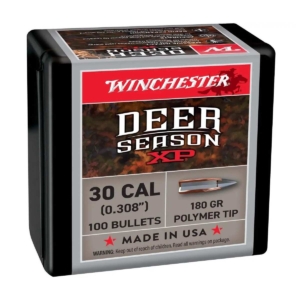 Winchester Deer Season XP Rifle Bullets 30 cal 180 gr 100/ct - 30cal Deer Season XP