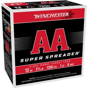 Winchester AA Super Spreader Shotshells 12ga 2-3/4" 1oz 1250 fps 25/ct - AA Super Spreader