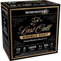 Winchester Last Call Double Shot Shotshells 12 ga 3" 1-1/4 oz 1425 fps BB & #7 25/rd - Last Call Double Shot