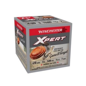 Winchester Xpert Steel Shotshells 410 ga 3" 3/8 oz 1400 fps #7 25/ct - .410 Xpert #7