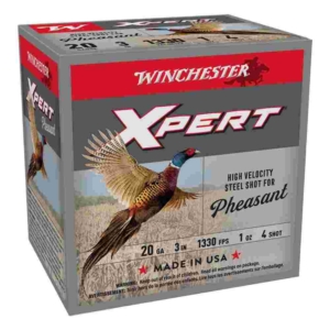Winchester Xpert HV Steel Pheasant Shotshells 20 ga 3" 1 oz 1330 fps #4 25/ct - 20ga Pheasant #4