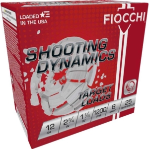 Fiocchi Exacta Heavy Shooting Dynamics Shotshells 12 ga 2-3/4 in 1-1/8oz 1200 fps #8 25/ct - Exacta Heavy #8