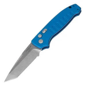 Hogue Ballista I Automatic Folder Knife 3 1/2" Tanto Blade Blue