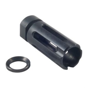 EXTENDED FLASH SUPPRESSOR 5.56MM/22 CAL 1/2-28 SS NITRIDE - Extended Flash Suppressor