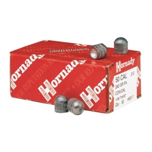 50 CALIBER (0.512'' ) 240GR PA CONICAL MUZZLELOADING 50/BOX - 50 Cal PA Conical