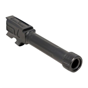 MATCH 9MM THREADED STRAIGHT BBL FOR GLOCK 43/43X BLACK - 9mm Threaded Barrel 43X