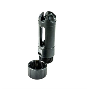 MUZZLOK 9MM PORTED FLASH HIDER NITRIDE BLACK - 9mm Ported Flash Hider