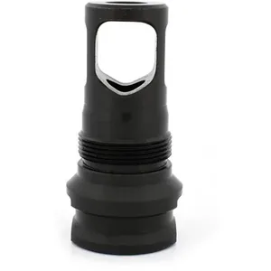 PRS MUZZLE BRAKE 0.375 3/4-20 THREADS SQUARE SHOULDER BLACK - .375 PRS Muzzle Brake