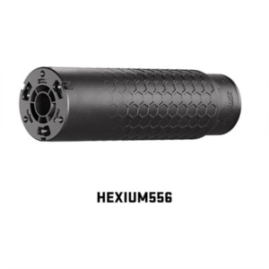 HEXIUM 5.56MM TITANIUM HUB DIRECT THREAD SUPPRESSOR BLACK - 5.56 Titanium Hub Suppressor